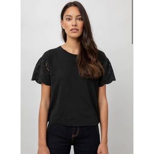 NWT Rails Georgia T-Shirt in Black. Size XS